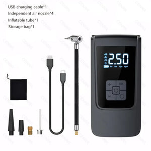 Compresseur portable sans fil – Gonflez vos pneus partout, sans effort