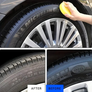Pâte rénovatrice plastiques & pneus – Noir intense & protection durable