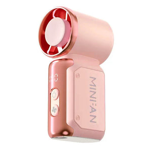 Mini ventilateur portatif, petit ventilateur électrique portable, ventilateur de poche portable à chargement USB, adapté pour une utilisation en extérieur, en voyage et au bureau