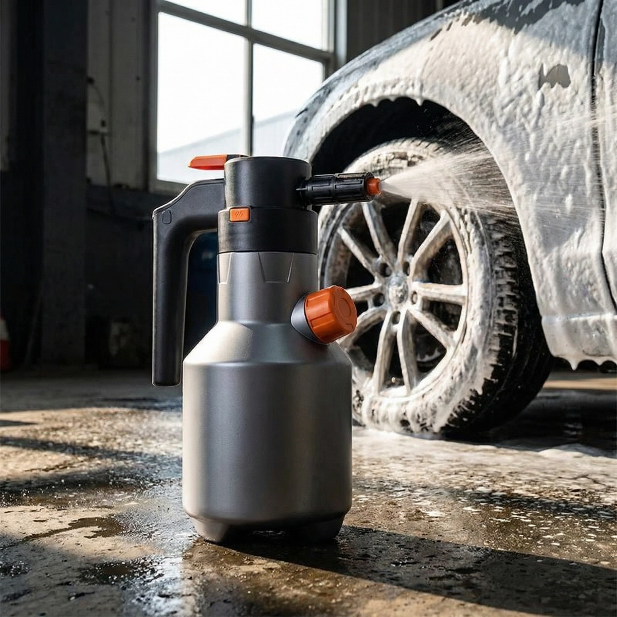 Pulvérisateur mousse électrique – Lavage pro à la maison