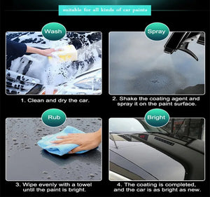 Spray protection carrosserie nano – Brillance immédiate & effet déperlant