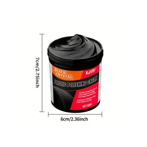Pâte rénovatrice plastiques & pneus – Noir intense & protection durable