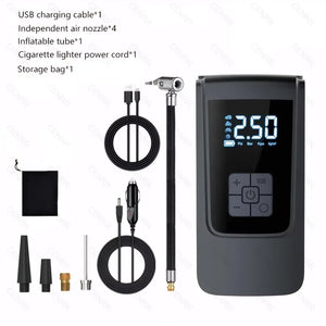 Compresseur portable sans fil – Gonflez vos pneus partout, sans effort