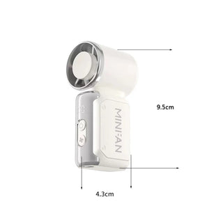 Mini ventilateur portatif, petit ventilateur électrique portable, ventilateur de poche portable à chargement USB, adapté pour une utilisation en extérieur, en voyage et au bureau