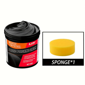 Pâte rénovatrice plastiques & pneus – Noir intense & protection durable