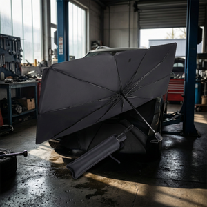 Pare-soleil pliable type parapluie – Protège votre voiture en 2 secondes
