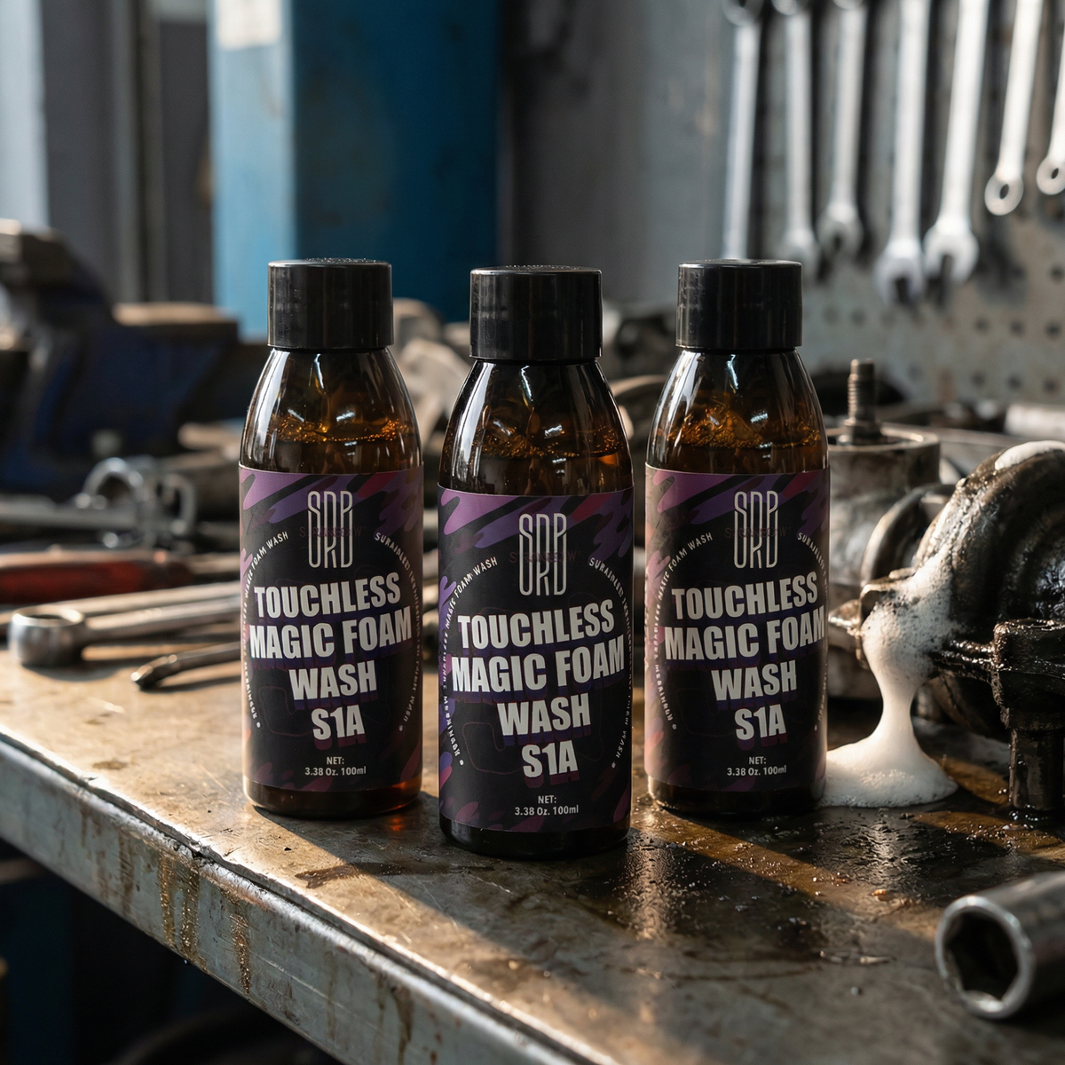 Shampoing voiture mousse active – Nettoie, fait briller et protège