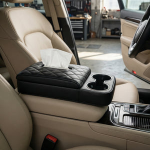 Coussin accoudoir voiture – Confort + rangement malin